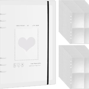 3 Pulgada KPOP Photocard Titular, Álbum de Fotos Carpeta de Tarjetas, Album Fotos, Funda para Carpeta de Anillas A5, Photo Album Scrapbook, Photocard Holder Book, Portable Photo Álbum