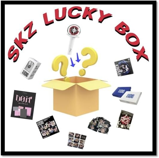 Stray Kids [1 palo de luz + 3 artículos al azar] Caja de la suerte